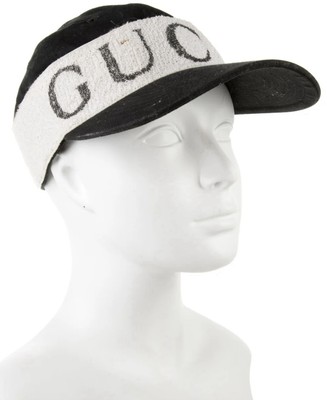 Gucci Gabardine Headband Baseball Cap Logo Band Hat, Size M | eBay