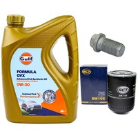 MotoröL Filter Set 0W-30 4 Liter + ÖLablassschraube FüR VW Passat Variant 1.8 T