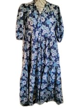 Uniqlo x Paul & Joe Floral Prairie Cottagecore Dress or Open Kimono Large NWT