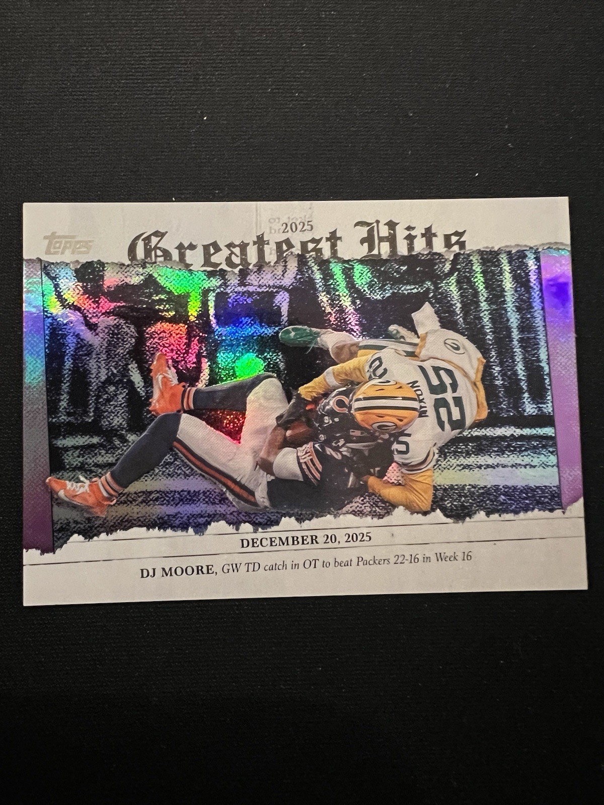 DJ Moore SP Greatest Hits Pink Foil 2026 Topps Flagship Chicago Bears