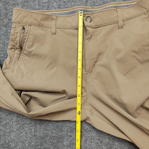 Weatherproof Vintage Pants Mens 36x30 Brown Regular Fit Light Zip Pocket Travel - Bild 3 von 12