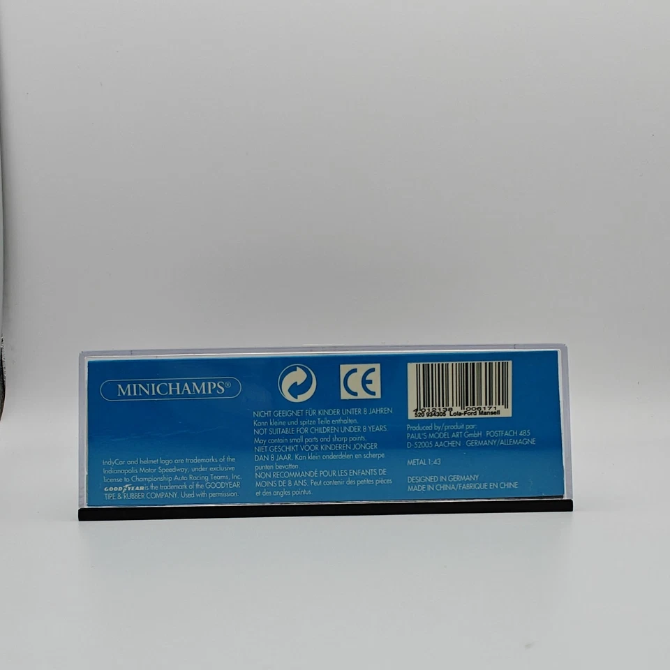 1/43 Minichamps Lola Ford Indy Car World Champion Series 1993 Nigel Mansell Foto 3 de 4