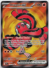 Pokemon Fiamme Fantastiche Oricorio ex 110/094 Ultra Raro Quasi Nuovo