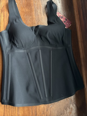 #ad NWT Honeylove Boldness Black Tank Body Contouring Womens Size L $30.00