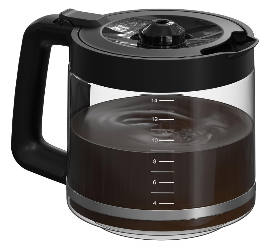 14-Cup Coffee Pot Replacement Carafe Compatible w/Mr. Coffee 14-Cup Coffee Maker