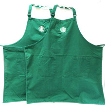 Starbucks Genuine Coffee Barista Green Bib Apron 11010737 Package of 2