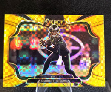 Garrett Wilson 2025 Select Field level Gold 10/10 Bookend Jets