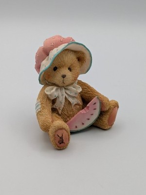 Cherished Teddies Julie ''A Day in the Park'' (914819) 1993, July Bear Figurine