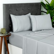 Dreamology Tencel Sheets Queen,100 Tencel Lyocell Sheet Set, Eucalyptus Shee...