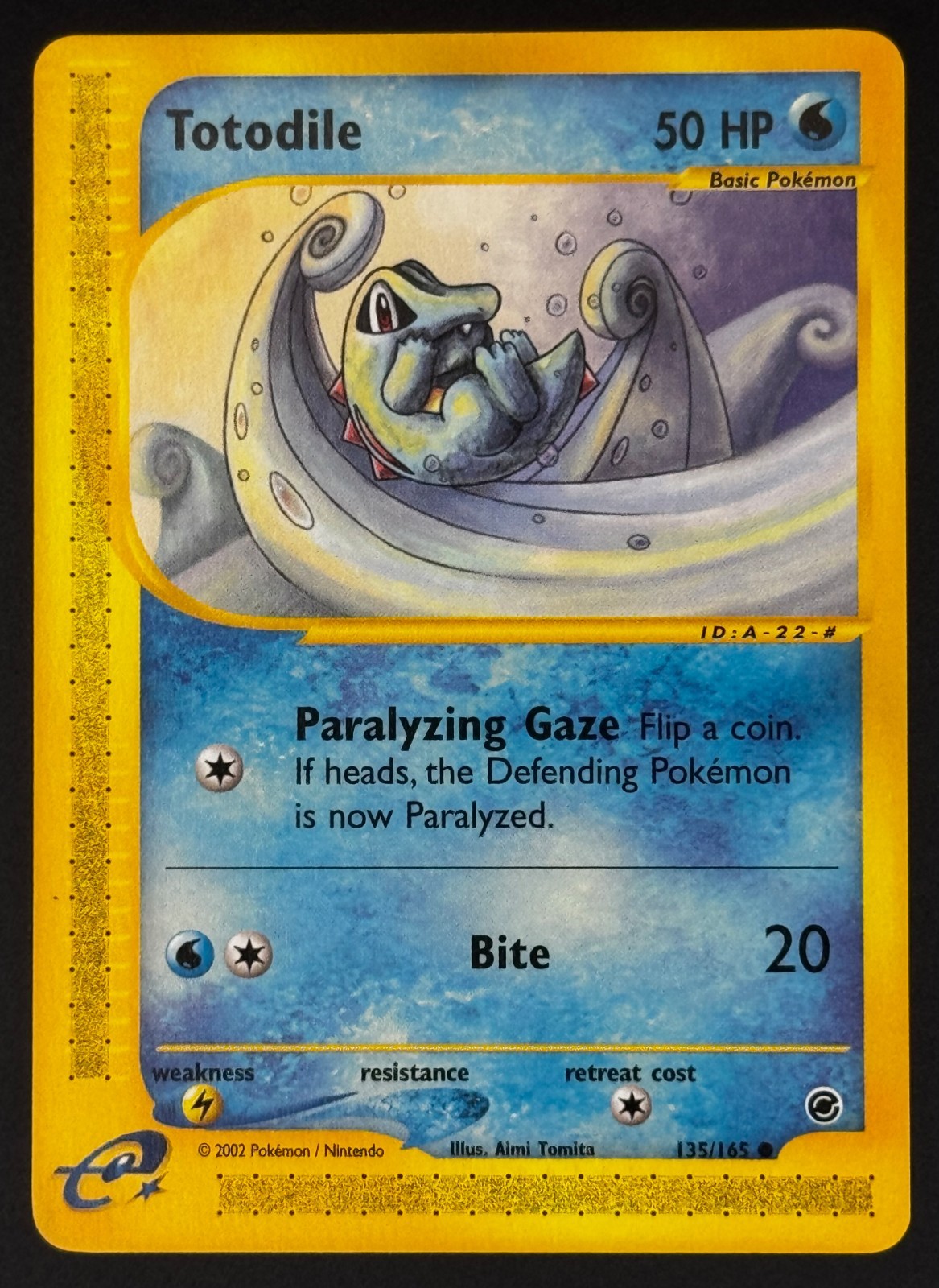 Pokemon TCG: Totodile - 135/165 Expedition eReader Vintage [NM]
