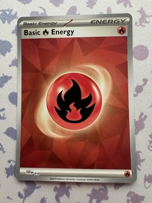 (2024) Fire Reverse Holo Energy - SVE010 - Scarlet & Violet - Prismatic