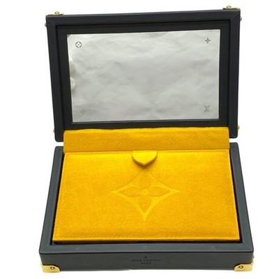 Auth Louis Vuitton Monogram Jewelry Box Accessory Case G10555