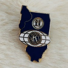 Kiwanis Illinois Eastern Iowa II District Member Enamel Lapel Pin