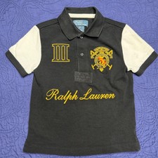 Polo Ralph Lauren Boys 3T Black Snow Polo Cha...