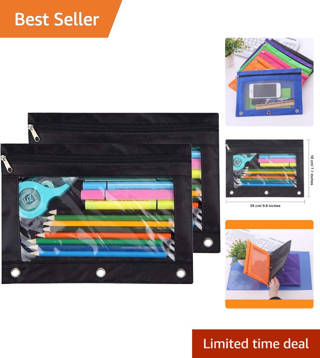 Pouches - Canvas Binder Cases For All Ages