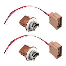2 PCS Turn Signal Socket Pigtail Connector Wire Harness Compatible Fiesta