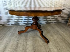 ANTIKER BEISTELLTISCH TISCH UM 1860 MAHAGONI LOUIS PHILIPPE SPÄT BIEDERMEIER