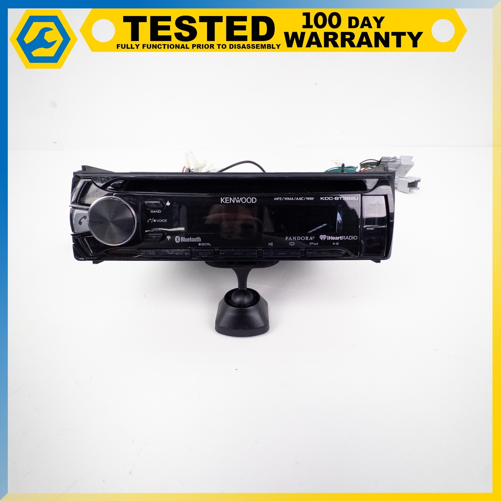 05-13 CORVETTE C6 KENWOOD KDC-BT362U BLUETOOTH CD PLAYER STEREO FACEPLATE OEM