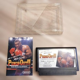 Mike Tyson's Punch-Out!! Boxed for Nintendo Famicom Video Game Japan used