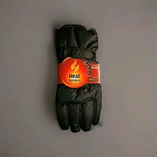 Heat Holders Thermal Winter Gloves Black Mens L / XL HeatWeaver, Waterproof