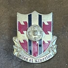 New ListingWW2 US Army Military 420th Field Artillery Bat. DI DUI Pin Crest THEATER MADE