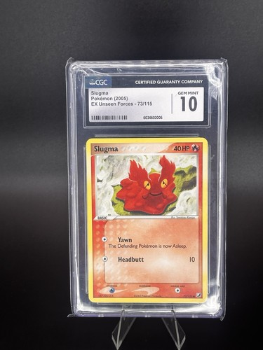 Slugma graded CGC 10 for sale on eBay