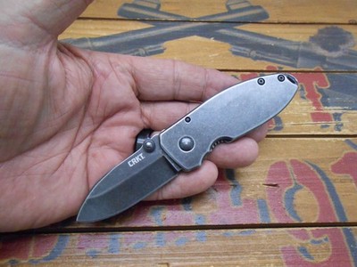 CRKT Squid 2490KS Pocket Knife Frame Lock Plain Edge Blade