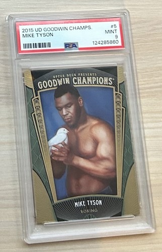 PSA 9 - 2015 Upper Deck Goodwin Champions Mike Tyson #5