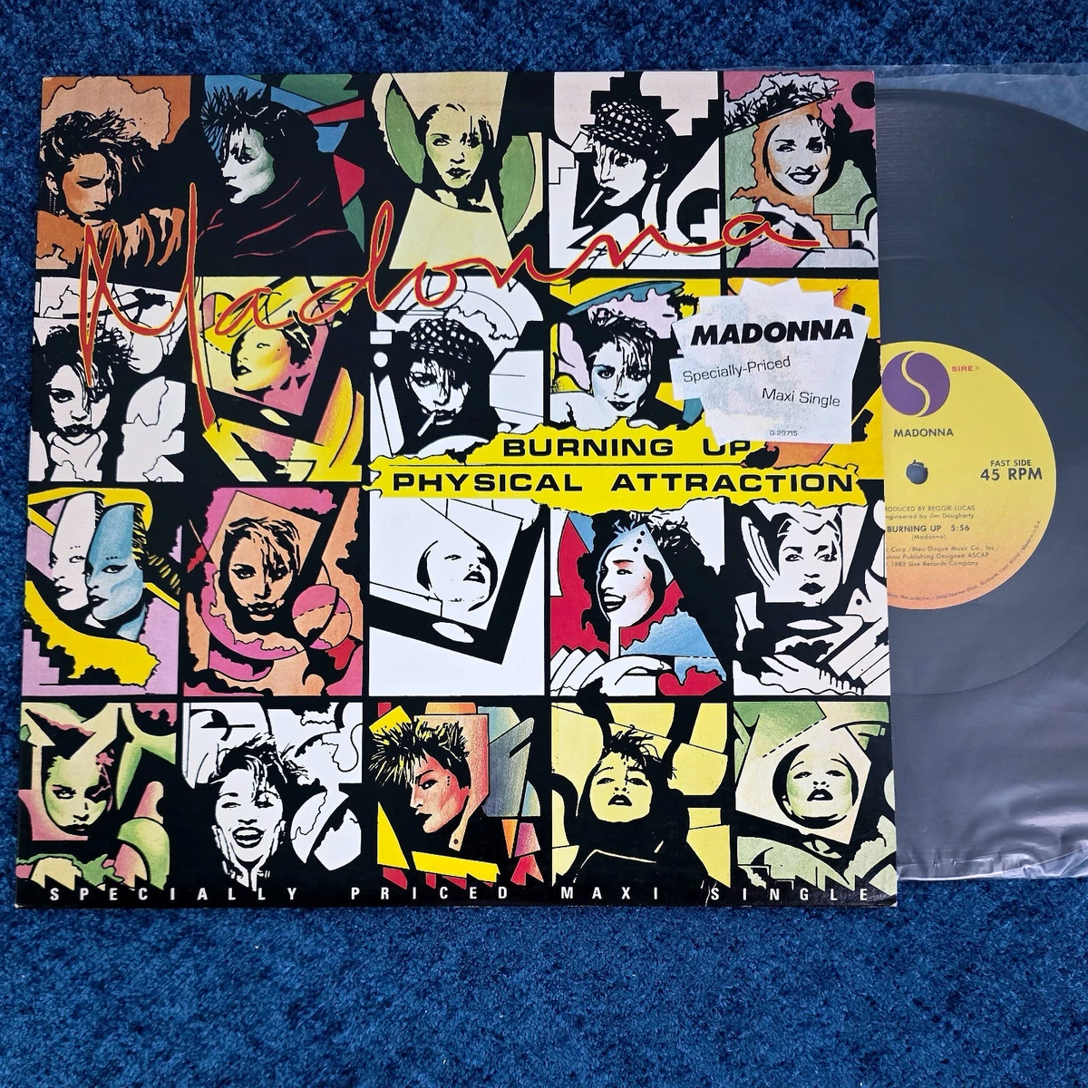 美盤　マドンナ　Burning Up　カナダ盤 12” シングル レコード Amazon.co.jp: バーニング・アップ: ミュージック