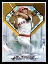 2022 Topps Chrome Update #DGC-7 Carl Yastrzemski Diamond Greats Die Cuts Red Sox