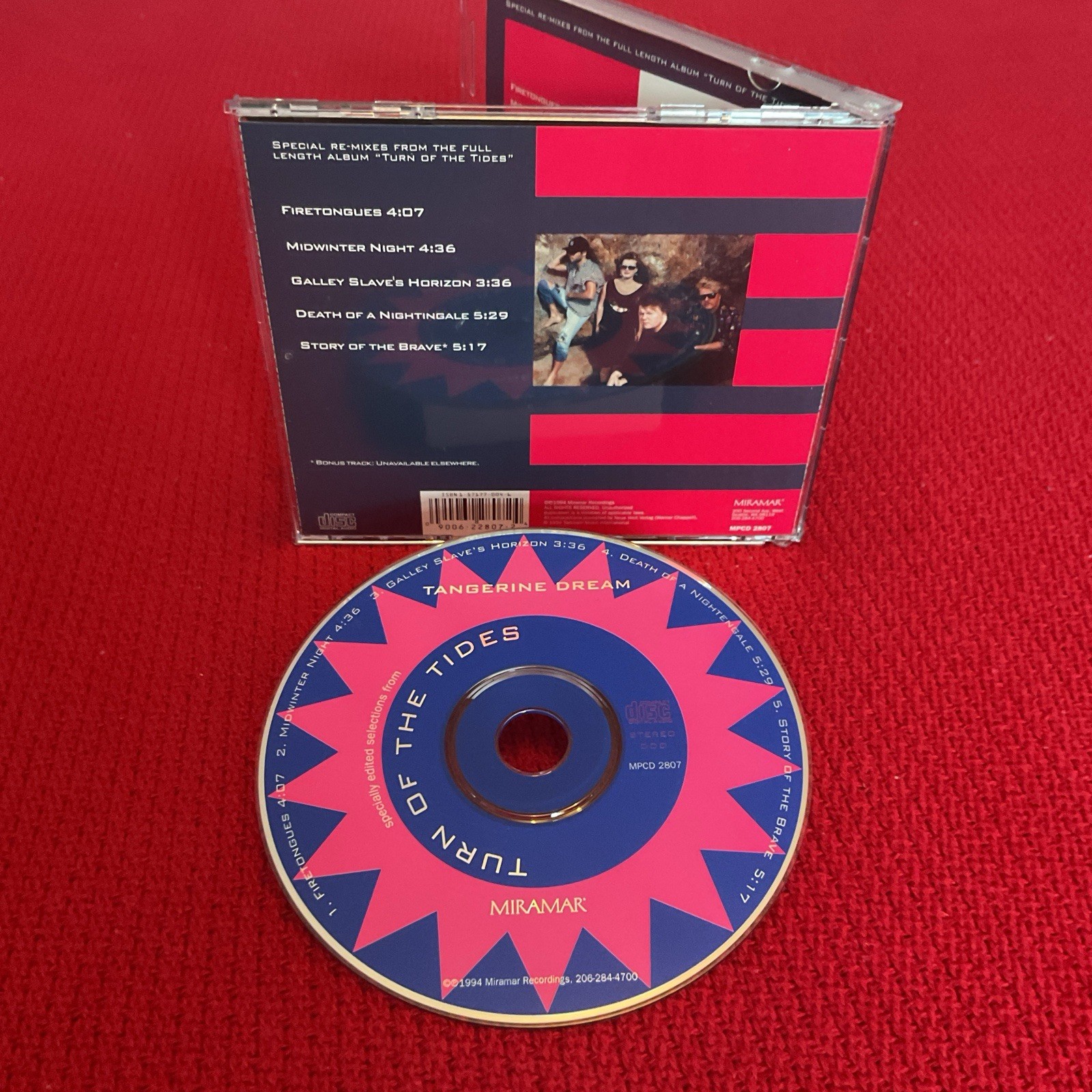Tangerine Dream Turn Of The Tides CD SINGLE | eBay