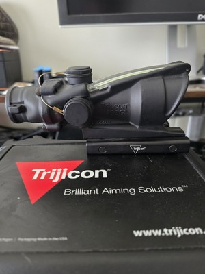 Trijicon ACOG 4x32 .223 Green Crosshair TA31-CH-G 719307304352| eBay