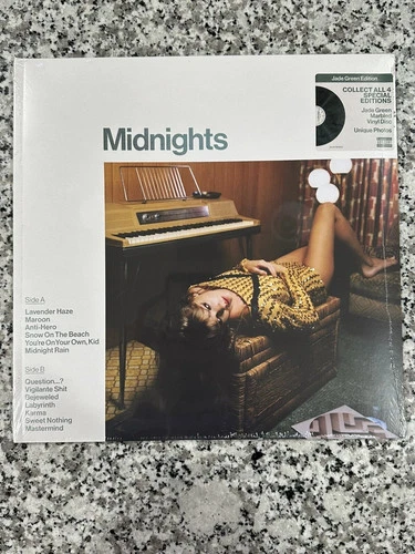Taylor Swift – Midnights - Jade Green Edition - LP Vinyl Record 12" - NEW Sealed