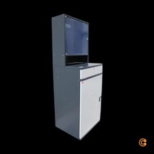Stier Computerschrank Schrank Computerstation fahrbar 650x520x1895 SIEHE TEXT