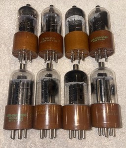 Sylvania 5933 Vacuum Tubes Lot Of 8 Tested Good
