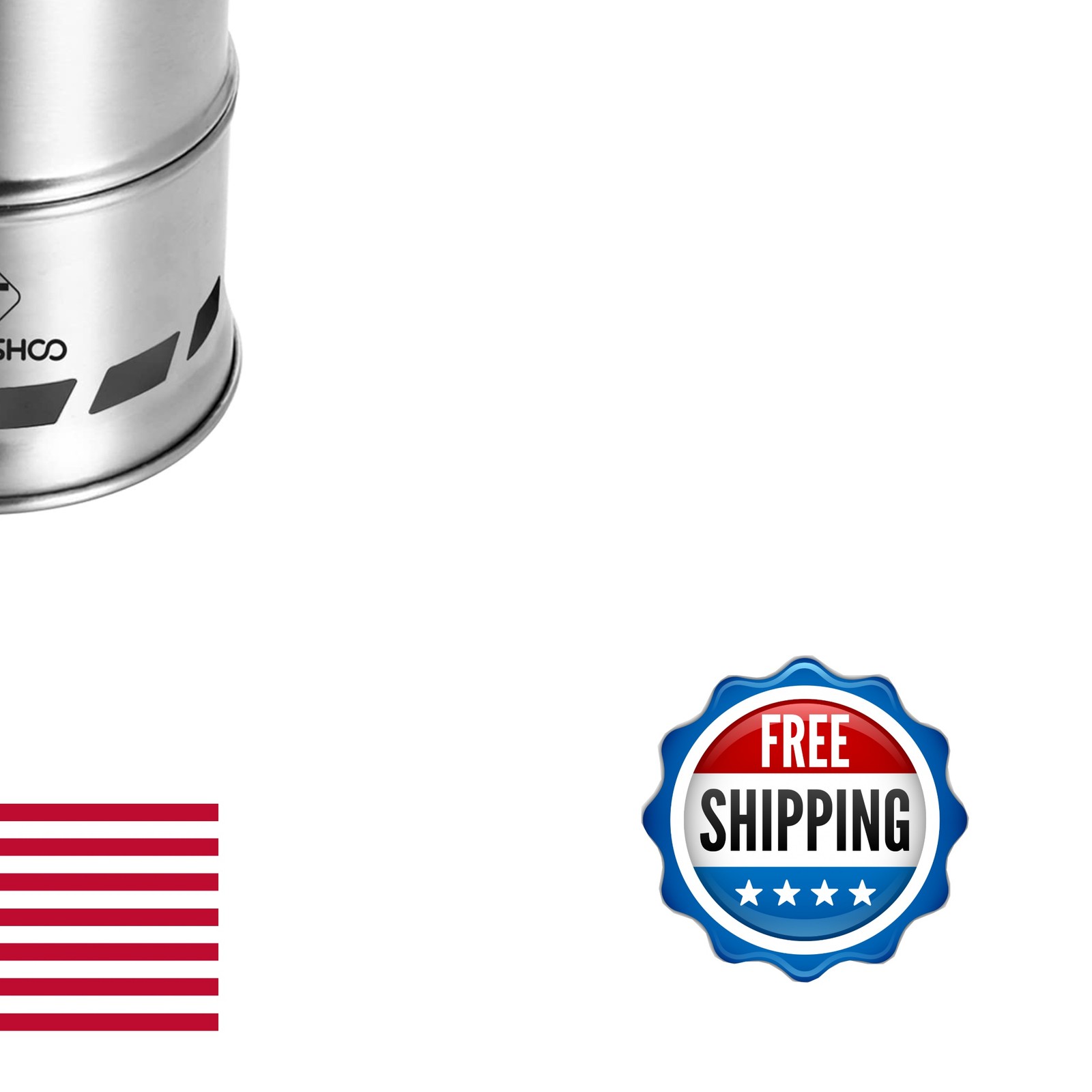 TOMSHOO Portable Wood Burning Camping Stove - Stainless Steel, Folding, Backpack