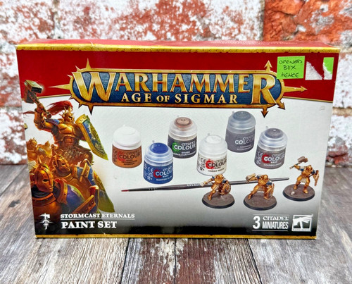 Warhammer Age of Sigmar Stormcast Eternals Paint Set brand new/open box