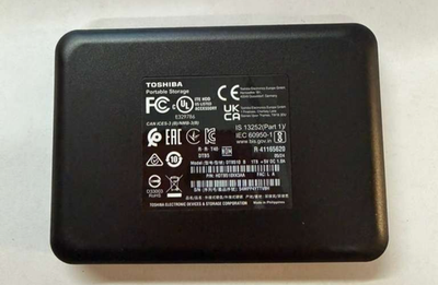 Toshiba Canvio Basics 1TB External Hard Drive HDD DTB510 PN