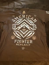 american fighter t shirt xl Black Original $32.95
