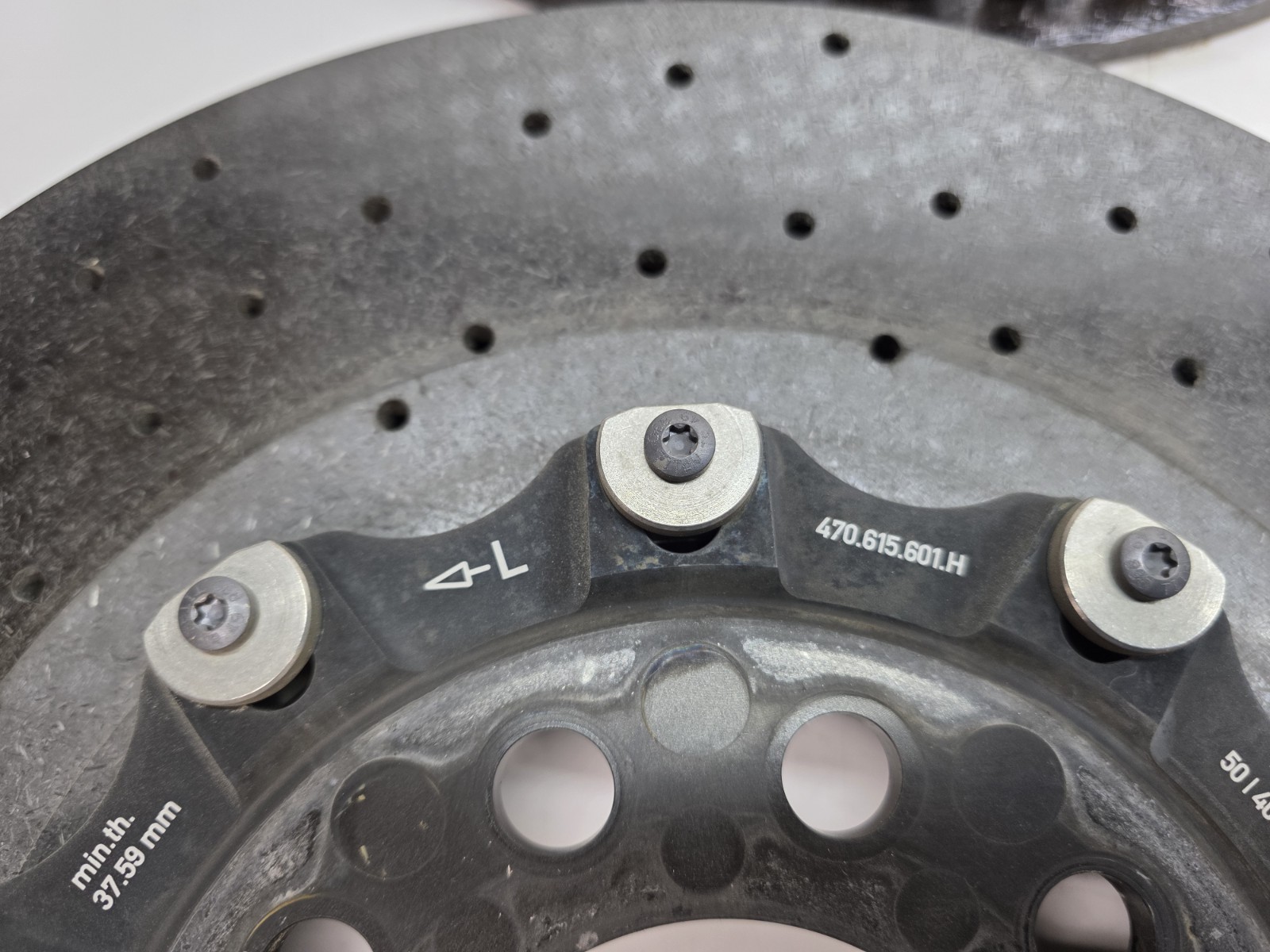 LAMBORGHINI AVENTADOR LP740 S LP770 SVJ CCB DISC SET FRONT REAR LEFT RIGHT OEM 