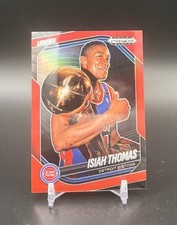 2024-25 Panini Prizm Black ISIAH THOMAS Red Prizm #293 Detroit Pistons /299 HOF