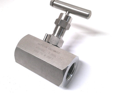 Needle Valve 1'' Female NPT 6000 PSI Stainless,  Anderson Greenwood H1VDS8Q L2592