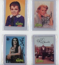 1997 Dart Flipcards The Munsters Series 2 Auto Signed Autograph Full Set RARE SP