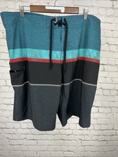 Burnside Board Shorts Swim Trunks Surf Zip Pocket Bottle Opener Comb Men  s 38