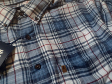 NWT,  65. MSRP, Men's IZOD Plaid Flannel Shirt