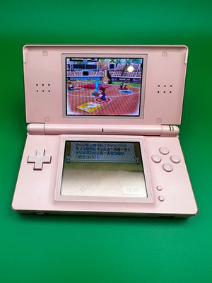 Nintendo DS Lite Pink Console Tested GBA Backwards Compatible English Menu Japan