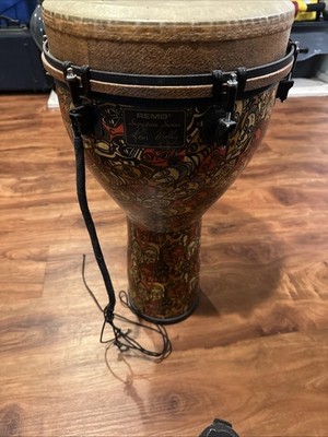 REMO レモ ジャンベ Fiberskyn3 Made in USA Remo Signature Djembe Drum Leon Mobley Fiberskyn 3 Reno Drum Mondo