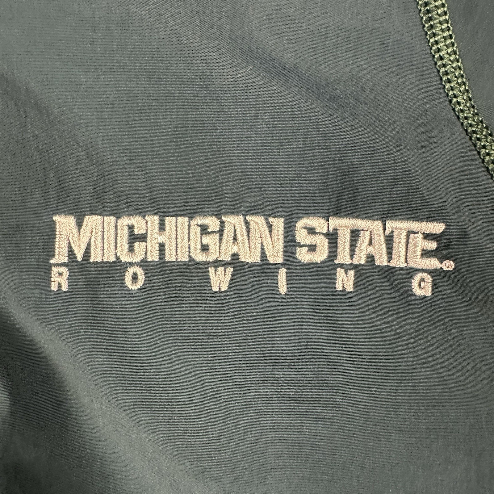 FILA Giacca a vento vintage Michigan State Rowing donna verde medio impermeabile