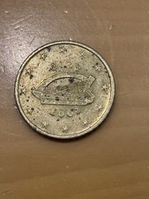 50 Euro Cent Coin Eire 2002 Ireland Rare Celtic Harp Collectable