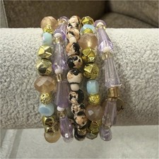 Erimish Multicolor Beaded Bracelet Stack